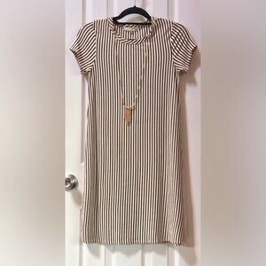 Forever Rose Couture Striped Necklace Dress
